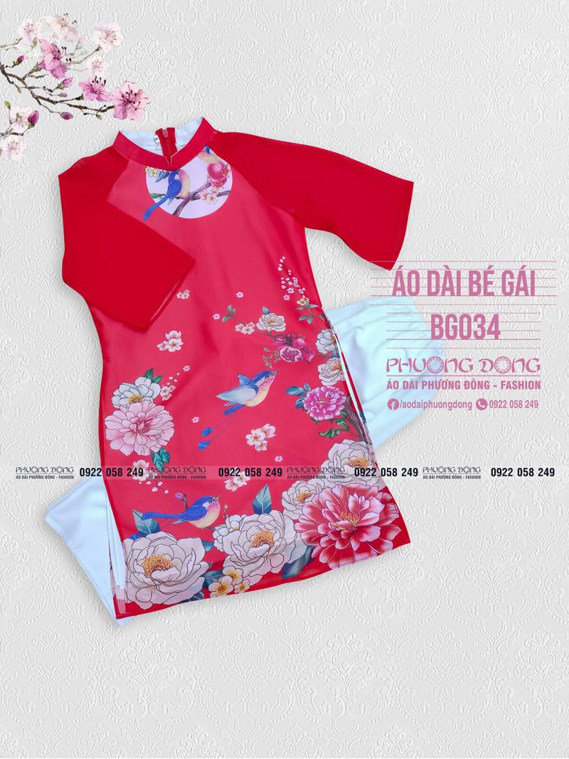 Áo Dài Cách Tân Bé Gái BG034